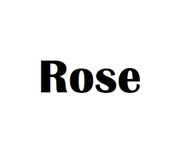 رز - Rose