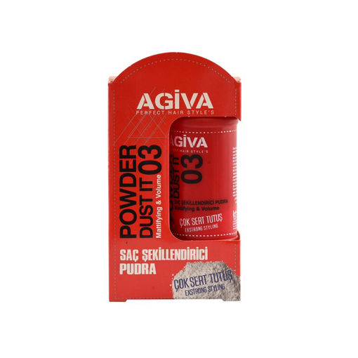 پودر حجم دهنده و حالت دهنده مو آگیوا مدل Agiva Powder Dust It 03