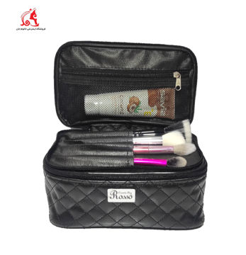کیف آرایشی دو طبقه روسو رنگ مشکی