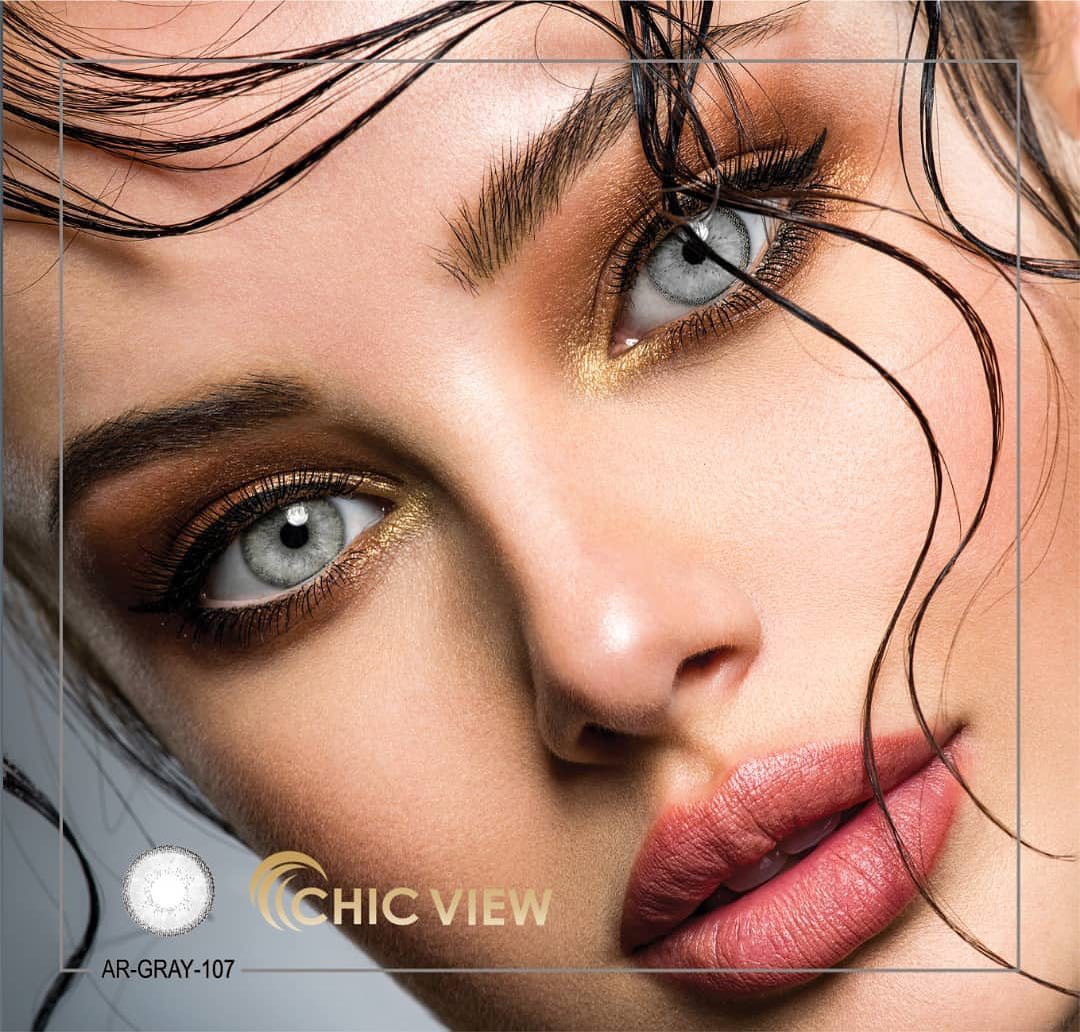 لنز چشم chic view مدل GRAY107