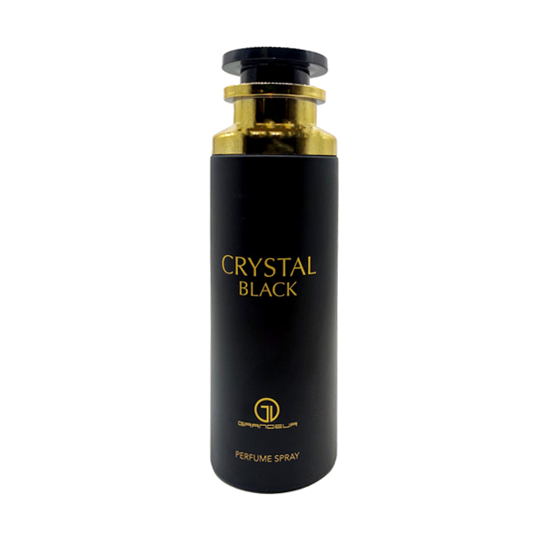 اسپری بدن زنانه گراندیور مدل Crystal Black حجم 200 میلی لیتر