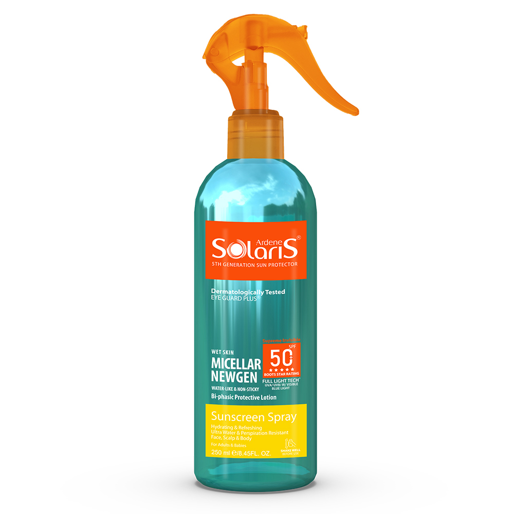اسپری ضد آفتاب دوفاز میسلار نیوژن +SPF 50 آردن سولاریس