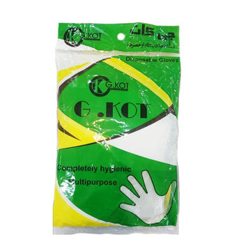 دستکش یکبار مصرف جی کات بسته 100 عددی