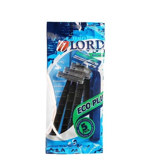 خود تراش لرد مدل 2 لبه صابون دار بسته 5 عددی