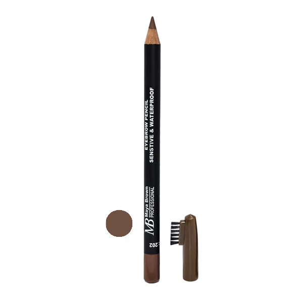 مداد ابرو برس دار مایا براون شماره 202
