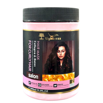 ماسک موی فر لایتنس حاوی کلاژن و بوتاکس حجم 1000میلی لیتر