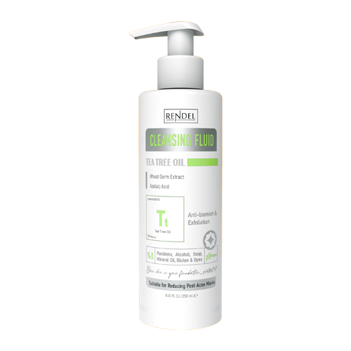 فلوئید فیس واش چای سبز رندل مناسب پوست‌های مستعد لک حجم 250 میلی لیتر